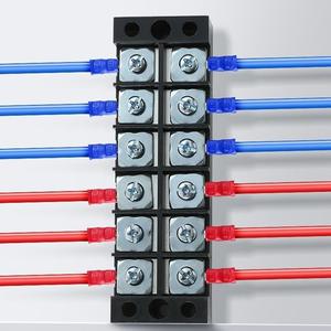 Bus Bar Power <strong>Distribution</strong> Block Fixed Wire 5P <strong>Dual</strong> Row Terminal Block - Product Image 4