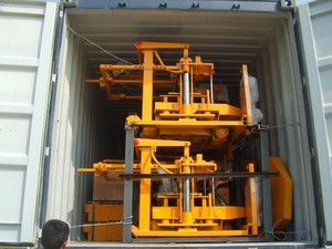Máquina de bloco de móvel Qt40-3a, ovo de concreto, máquina de tijolo sólido, preço barato