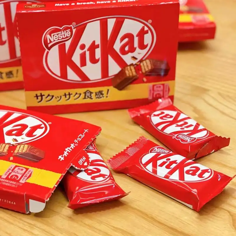 Dulces Kit de Aperitivos Exóticos Kat Kitkat Sandwich Barra de Chocolate Caramelo Japonés al por mayor