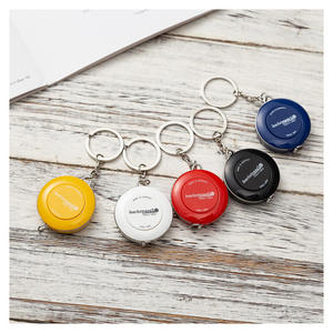 Mini Chất Lượng Cao Tự Động Có Thể Thu Vào Keychain Băng May Đo Phong Cách Cổ Điển DIY Logo In Ấn Bền Kim Loại Keychain - Product Image 3
