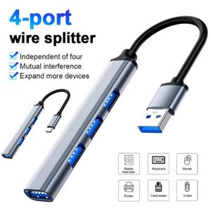 Concentrador de red USB tipo C 3,0 3,1, adaptador multidivisor de 4 puertos OTG para Lenovo, Huawei, Mi, Macbook Pro 15 Air Pro, accesorios USB - Product Image 2
