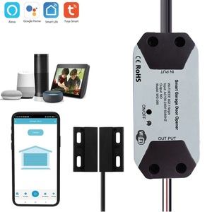 AC100-240V TUYA WIFI Garagentor-Controller-Kit mit Magnets ensor unterstützung Alexa, Google Home Sprach steuerung, Timer - Product Image 2