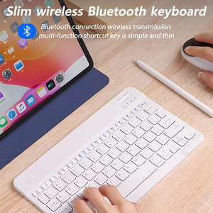 CJ1212 Mini Teclado recargable Y Mouse Teclado y ratón de diente azul Pequeño teclado inalámbrico y ratón Combo para IOS Tablet PC - Product Image 3