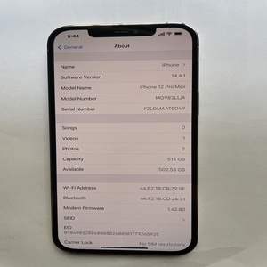 โทรศัพท์มือถือ Apple 12 Pro Max 5G มือสองพร้อมจอ LCD มือสอง CDMA มือสองของแท้ - Product Image 5