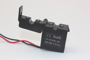 Transformador de corriente de núcleo dividido con 10A/0.333V para monitor trifásico