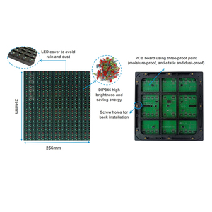Xingcai P10จุ่มกลางแจ้ง LED ติดผนังวิดีโอความเร็วสูง, โมดูลจอแสดงผลแบบจุ่มลงบนหน้าจอ LED นำทางการจราจร P10