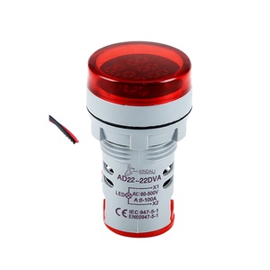 Xindali AD22-22DVA 22 Mét kỹ thuật số vôn kế Ampe kế AC 60-500V 0-100a Red LED điện áp hiện tại bảng điều chỉnh chỉ số - Product Image 1