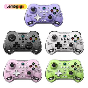 Un Controller di gioco Wireless trasparente Z01X BT 6-Axis sensore di movimento Turbo sala Joystick programmabile per PC/iOS/Mac/Android - Product Image 5