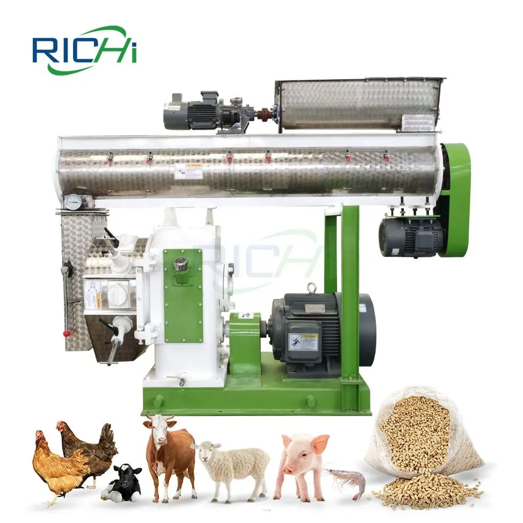 Machines de production d'aliments pour animaux de conditionneur en acier inoxydable RICHI à vendre