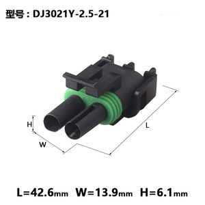 Conector eléctrico impermeable de 2 pines, enchufe macho hembra, enchufe de inyector Delphi para motocicleta 12010973 12015792 para GM - Product Image 5