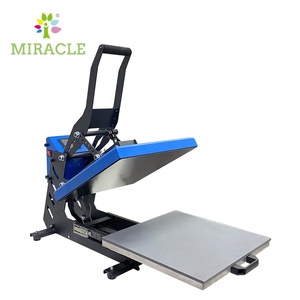 Çekmece tasarımı kolay açık otomatik ısı basın makinesi 16x20 hatta T shirt için ısıtma transferi süblimasyon makinesi dışarı kaydırın - Product Image 4