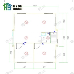 Hydh Fast Assembling Eco Fully Installed Homes to Live in Internal Height 2.4 m Expander <strong>House</strong> for Home - Product Image 6