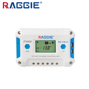 Raggie 12V 24V 10A автоматический контроллер заряда солнечной батареи от производителя автономная система для домашней солнечной энергии - Product Image 1