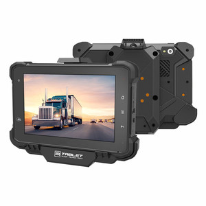 Custom 7 Inch Rugged Tablet PC Vehicle <strong>Computer</strong> <strong>Data</strong> Terminal Docking Station With J1939 GPIO RS232 Analog <strong>Input</strong> for Truck - Product Image 1