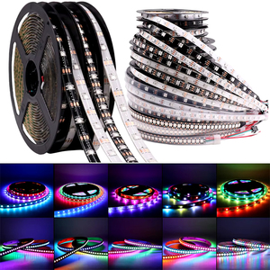 <strong>Ws2812b</strong> Led <strong>Strip</strong> Addressable Pixel Led High Quality Rgb Led Ws2811 Led Light Controller 10MM 5v 12v 24v 30 <strong>60</strong> 96 114LED - Product Image 2