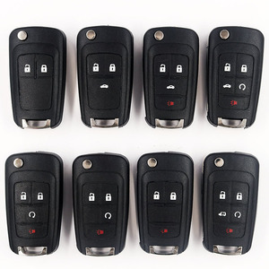 車のキーアクセサリー車のキーカバー交換用キーケース、ビュイックオペルシボレー3ボタンに適合 - Product Image 5