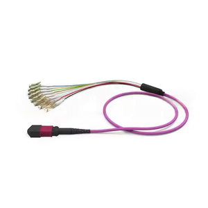 OM3 OM4 8コアMPO/MTP-LC光ファイバー0.9mmトランクパッチコード通信用Fanout MTP MPOケーブル - Product Image 6