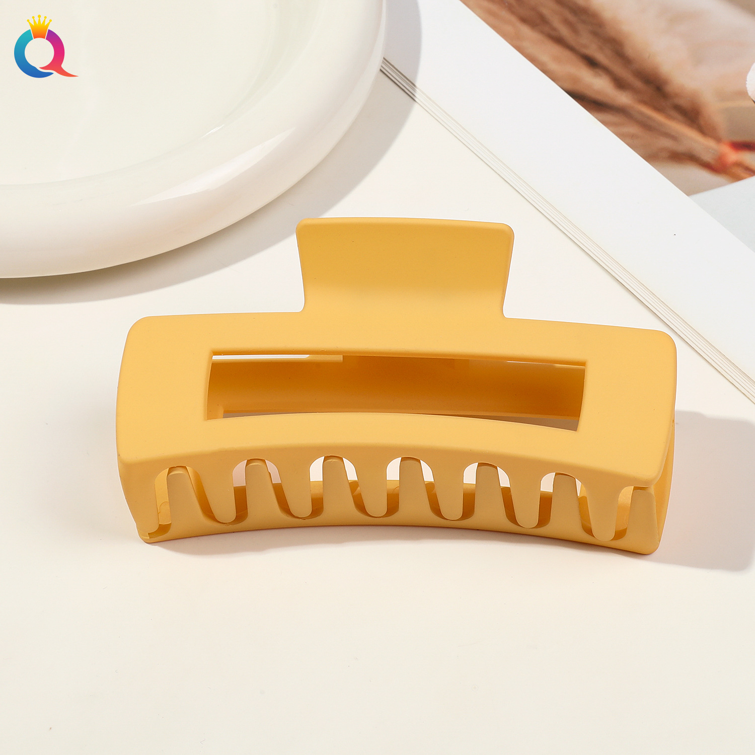Jaune gingembre mat 10,5 cm