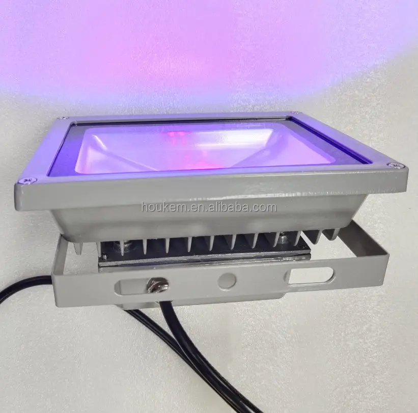 100W 385nm 395nm 405nm 415nm UV LED ışık, 100watt yüksek güç uv led projektör 385nm