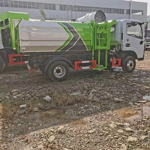 Xe tải rác bên xe tải mới dongfeng 4x2 5 CBM Xe thu gom chất thải tự bốc xếp Xe tải thùng rác giá thấp nhất - Product Image 3