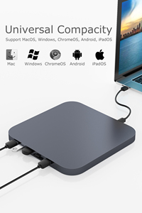 OEM/ODM MC25 gri mac mini dock m1 Ssd muhafaza için Mac mini M2 PRO USB HUB 3.0 macmini apple - Product Image 6