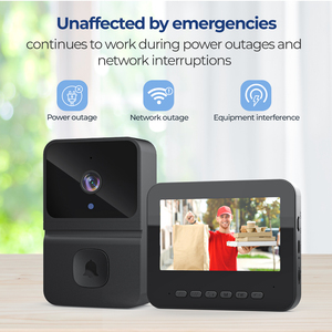 Nuevo timbre de video inteligente Timbre de puerta inalámbrico con intercomunicador de cámara Buen precio Uso en el hogar Monitor de timbre inteligente inalámbrico - Product Image 2