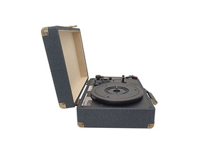 Tocadiscos de vinilo para maleta con transmisor Bluetooth/salida RCA y altavoz incorporado de 2x3W - Product Image 5