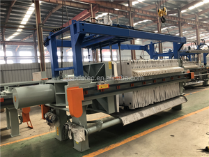 Programm gesteuerte automatische kommunale Abwasser membran filter presse mit Stoff wasch system für die Öl filtration - Product Image 4