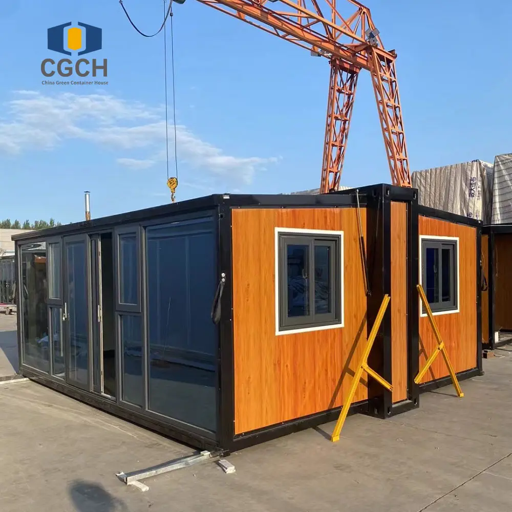 Cgch giá rẻ mở rộng nhỏ 20ft container nhà prefab nhà kính lưu trữ ngoài trời kho mở rộng container nhà