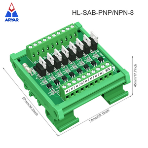 Placa amplificadora de señal PLC de microordenador de un solo chip de 8 canales, entrada y salida NPN/PNP, aislamiento de fotoacoplador de entrada - Product Image 5