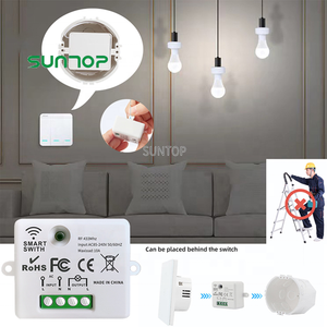 433Mhz telecomando Wireless AC220V universale RF relè ricevitore modulo luce telecomando per luce a Led - Product Image 3