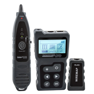 Multifunctional Power Over Ethernet <strong>Network</strong> Wiremap Tester LCD Backlight Cable Continuity Digital signal <strong>Network</strong> Tester - Product Image 1