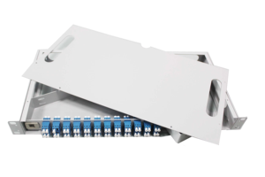 Glasfaser drehbares Patch feld 24 Port 1U 19 "ODF Rack montage Schiebe verteiler rahmen Glasfaser-Patch feld ODF