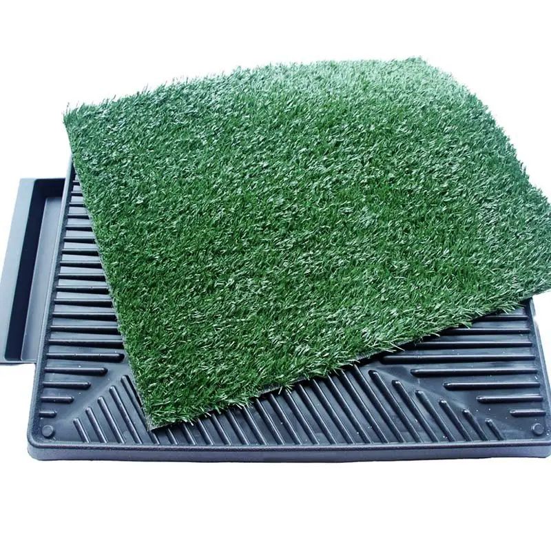 Новейший моющийся искусственный коврик для газона для собак, кошек, туалетный газон, травяной ковер