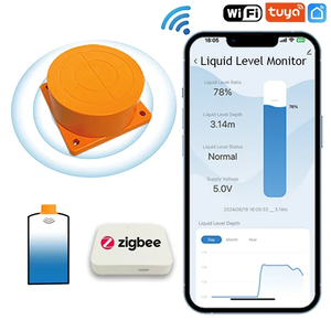 Tuya Smart WiFi/<strong>Zigbee</strong> Ultrasonic Liquid Level Water Tank <strong>Sensor</strong> with Real-time Alarm Notification IOS Android APP <strong>Control</strong> - Product Image 6