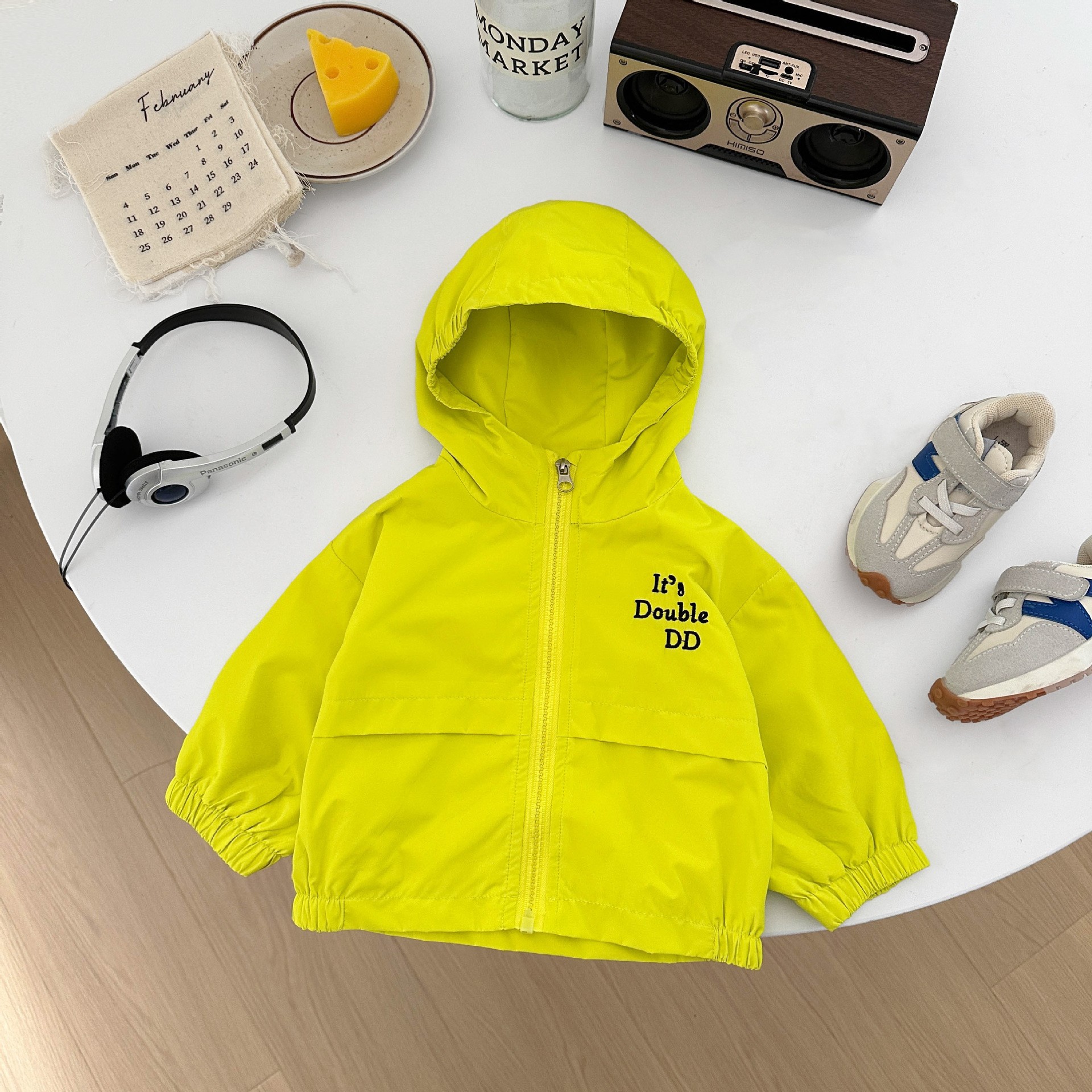 Veste imperméable jaune