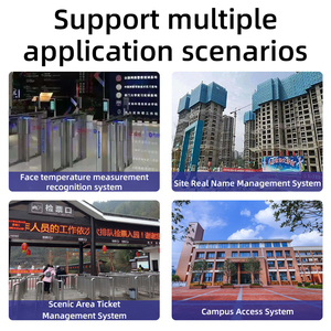 Cancello di accesso pedonale della metropolitana con partecipazione dell'oscillazione e funzioni di controllo di accesso e sistema di riconoscimento facciale per il tornello