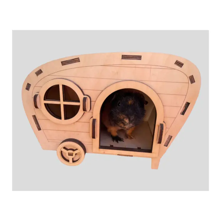 Porco Guiné Campista De Madeira Pequena Gaiola De Hamster Casa De Hamster