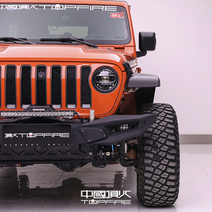 Frontstoßfänger für Schwerlastfahrzeug für Wrangler Jl/Jt Jeep Suv Gelände 4x4 Auto-nachrüstteile Stahl-Ständer Topfire Markenersatzteile - Product Image 4