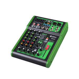 Professional DI-4UX <strong>4</strong>-channel <strong>Audio</strong> Mixer Mixing Controller DJ Console <strong>Audio</strong> <strong>Interface</strong> 99DSP Effect Soundcard - Product Image 1