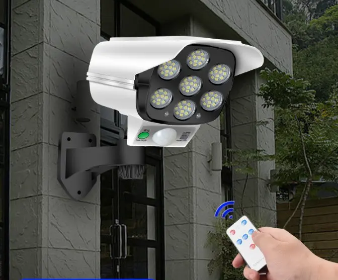 Solar Led Light Outdoor Motion Sensor Solar Light Street Spotlight Security Simulation Dummy Camera Solar LampPopular