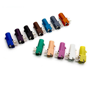 Yatay kurulu sonu erkek 90 derece otomotiv konnektör GPS anten baz konektörü PCB Plug-in kurulu 59S2UQ - Product Image 5