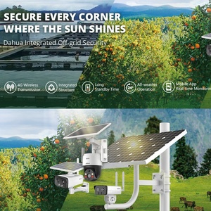 Dahili IPC-HFW2431DG-4G-SP-LA-B ve pil ile Dahua GÜNEŞ PANELI 2Way konuşma 4G güneş enerjisi kamera - Product Image 3