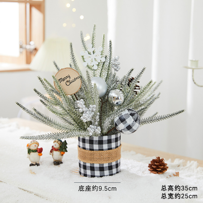 Plaid gris-blanc