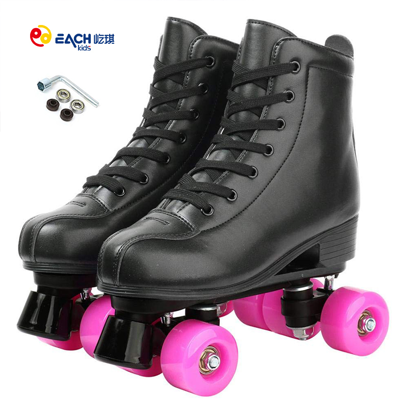 Roues noir-rose