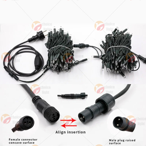 プロジェクト使用フェアリーLEDラバーケーブルストリングライト接続可能 - Product Image 3