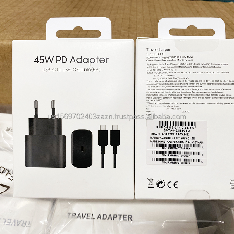 UK/EU/US 45 W TA845 con cable (3USD COP/5,9 USD ORG caliente)