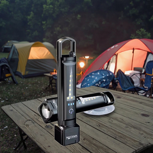 Warsun Outdoor W8000 1000Lm IP44 Linterna con zoom multifuncional Zoom telescópico deslumbrante Linterna de camping con fuentes de luz duales - Product Image 1