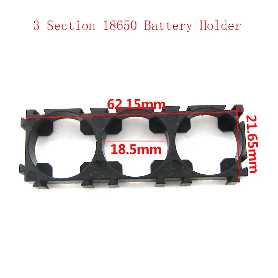 1p DIY 18650 21700 ABS Black Li-ion Battery Holder Battery bracket