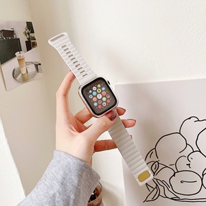 For <strong>Apple</strong> Watch Silicone Strap Hand case 2-in-1 Set 7se8 ForApple Silicone Strap - Product Image 1